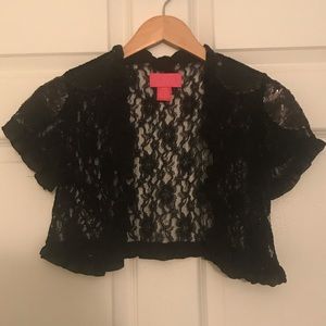 Betsey Johnson short-sleeve 1920s style cover up